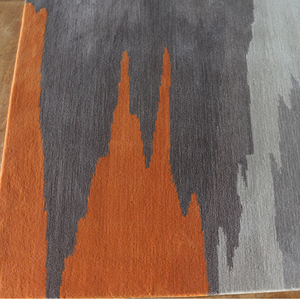 Taupe e di Colore <span class=keywords><strong>Arancione</strong></span> A Mano Trapuntata <span class=keywords><strong>Tappeto</strong></span> Tappeti di Design Moderno per Soggiorno Tappeti - Product Image 5