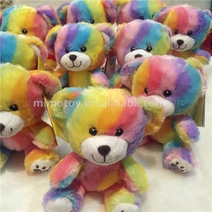 Bellissimo Peluche Gigante a Forma di Orso <span class=keywords><strong>Arcobaleno</strong></span> per Bambini, Regalo di San Valentino 2019, Animale di Peluche Morbido e Colorato - Product Image 6