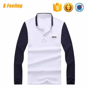 Al por mayor para <span class=keywords><strong>hombre</strong></span> casual solapa dri fit polo de <span class=keywords><strong>manga</strong></span> <span class=keywords><strong>larga</strong></span> t shirt tops wholesale - Product Image 2
