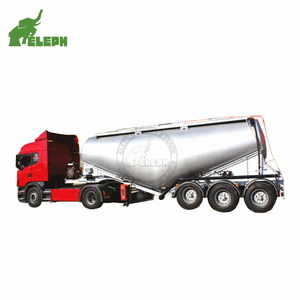 Remorque citerne pour ciment sec en vrac de 52 m3 en forme de banane pour la vente - Product Image 4