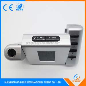 Horloge Réveil à Projection Automatique avec Calendrier Mini Analogique Numérique de Bureau en Plastique pour la Décoration de la Maison - Product Image 5