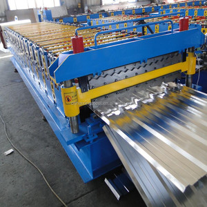 Doppelschicht-IBR-Metalldachdeck-Rollen form maschine - Product Image 3