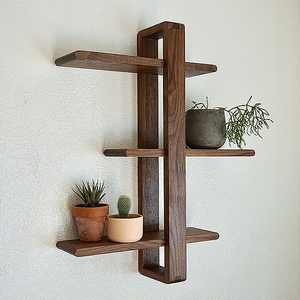 Étagère murale flottante pour plantes, personnalisable, empilable, décorative, en kit, à monter soi-même - Product Image 6