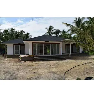 Rencana Rumah Baja Prefab Mewah Biaya Rendah 50 Meter Persegi