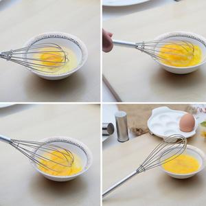 Frusta per Uova in Acciaio Inox all'Ingrosso, Mini Frusta Manuale <span class=keywords><strong>a</strong></span> Filo Rotante in Acciaio Inox - Product Image 5