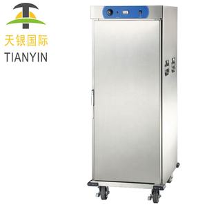 ประตูคู่ไฟฟ้าเชิงพาณิชย์สแตนเลสโรงพยาบาลอาหารอุ่นรถเข็น - Product Image 4