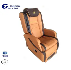 Fauteuil électrique de voiture réglable en cuir, siège pour véhicule, VIP, pour SUV, CTZY027,
