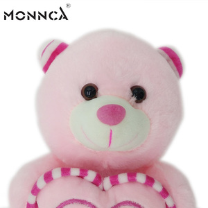 Monnca Personnalisé Promotion En Peluche Valentine De Mariage Amour Rose Ours en peluche Mini - Product Image 2