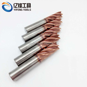 1/2 pollici carburo di 6 flute <span class=keywords><strong>end</strong></span> mill per HRC55 acciaio inox - Product Image 5