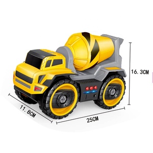 Véhicule de construction à friction EPT pour enfants, vente en gros, camions, voitures, bétonnière jouet avec lumière pour enfants - Product Image 2