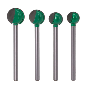 Fresa de llave semicircular con bola de tallado de raíz, broca de enrutador de madera de bola - Product Image 5