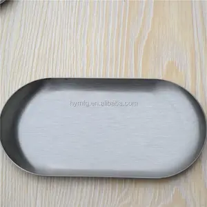 stainless steel napkins oval shaped serving dish