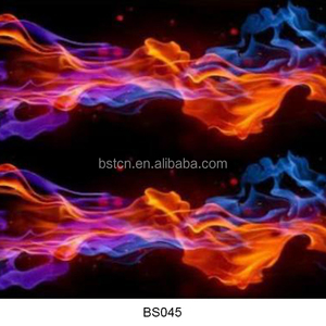 Suministro BST Flaming Skull Hydrographics Film 0,5/1m de ancho Papel de impresión de transferencia de <span class=keywords><strong>agua</strong></span> para efecto de película - Product Image 6