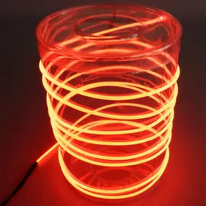 Nueva tecnología flexible Neon glowing efecto estroboscópico electroluminiscente