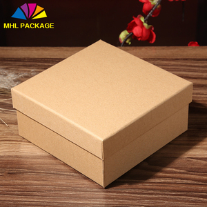 Nhỏ Đặt Hàng Nhỏ Logo In Kraft Giấy Nắp Và Khay Sản Phẩm Bao Bì Hộp 700gsm Kraft Giấy Tùy Chỉnh - Product Image 3