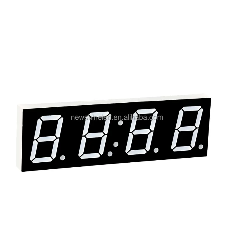 Quattro 4 digit 7 segmenti display a led Puro led Rosso digitale display 0.5 pollice led a 7 segmenti del display per scrivania calendario allarme orologio