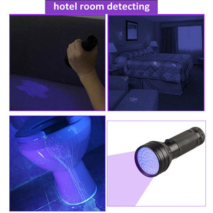 Détecteur de feu pour <span class=keywords><strong>chien</strong></span>, tache sèche d'urine, Bug de lit 51 LED 395nm UV Ultraviolet, lampe de poche, torche UV - Product Image 6