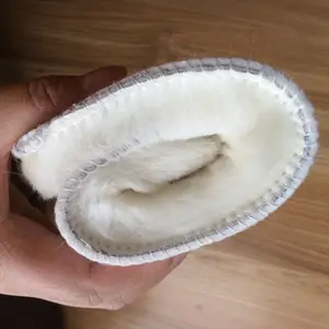 Solette in pelle di pecora più vendute 100% pelle di pecora e feltro di lana per uomo e donna