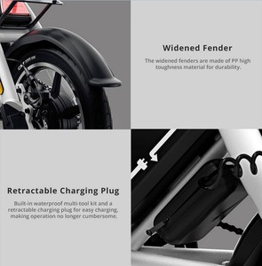 <span class=keywords><strong>HIMO</strong></span> V1 14 Zoll faltbares Fahrrad 25 km/h 36V 7,8 Ah-Litio batería ciclomotor-Elektrofahrrad - Product Image 6