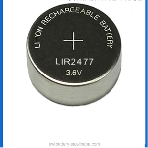 Lir2466 bouton pile bouton LIR1220 LIR2016 <span class=keywords><strong>LIR2025</strong></span> LIR2032 LIR2450 LIR2477 <span class=keywords><strong>Rechargeable</strong></span> d'ion de Pile Bouton