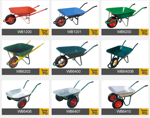 WB6010 चार पहिया व्हील बैरो स्टील संभाल तह टिपर ढोने 4 पहिया <span class=keywords><strong>Wheelbarrow</strong></span> - Product Image 6
