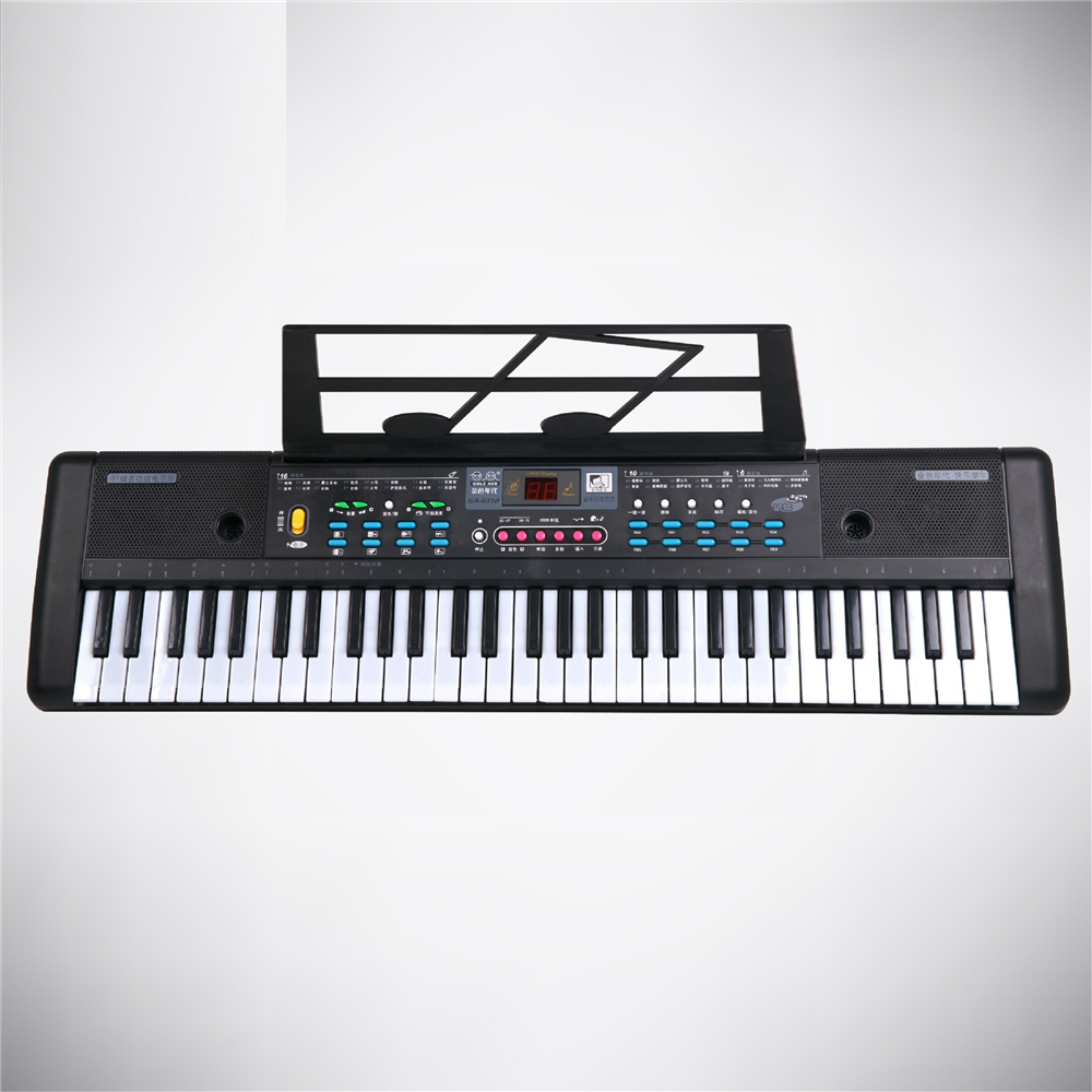 子供用61キーLEDディスプレイキーボードピアノ電子オルガン、MIC