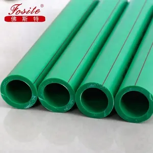 Ppr Pipe And Fitting Factory High Quality Durable Green Plastics Plumbing Materials Dubai Brass Insert PPR Pipes Fittings