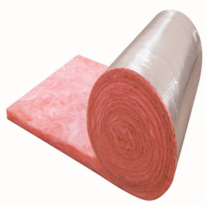Haute qualité personnalisé coloré insonorisé 10 k 25mm <span class=keywords><strong>laine</strong></span> <span class=keywords><strong>de</strong></span> <span class=keywords><strong>verre</strong></span> avec feuille d'aluminium - Product Image 2