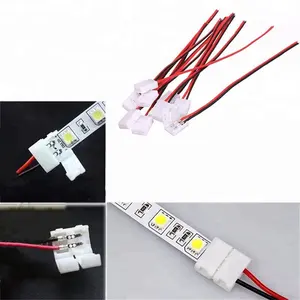 Connecteurs de bande led avec câbles, 2 broches, câble d'éclairage led, livraison gratuite