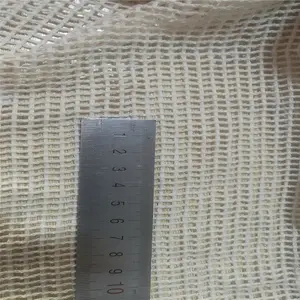 100% white cotton netting mesh fabric