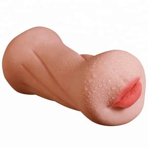 Com O Dom Gratuito 3D Língua Garganta Dentes Oral Masturbador <span class=keywords><strong>Vagina</strong></span> Artificial Masculino Buceta Verdadeiro