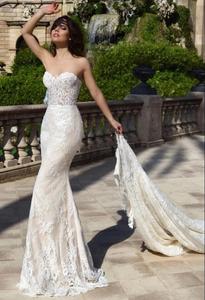 Abiti da Sposa Esotici con Strascico Cattedrale per Donne Formose dalla Turchia, <span class=keywords><strong>Bursa</strong></span> - Product Image 2