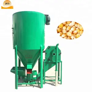 Animal / chicken feed crushing and mixing machine , hammer mill and mixer