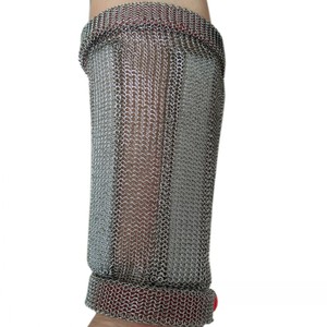 Protège-<span class=keywords><strong>bras</strong></span> en maille métallique en acier inoxydable résistant aux coupures avec sangle en TPU pour une <span class=keywords><strong>protection</strong></span> optimale - Product Image 4