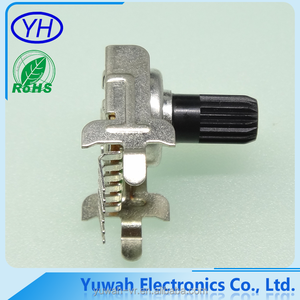 RoHS single Gang 12mm carbon film Rotary 6 pin linear a103k b102k c103k ohm potentiometer - Product Image 3