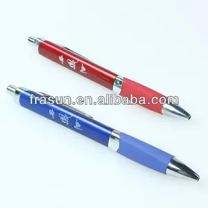 High Quality Promotional Logo Ball Pen, Triangle Metal Pen