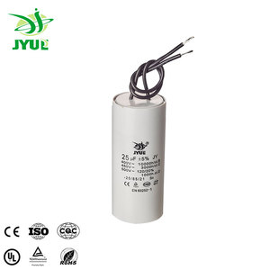 ตัวเก็บประจุ JY CBB60พร้อมสายตะกั่ว Sh UF 450V สำหรับมอเตอร์ AC - Product Image 3