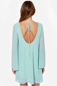 M3151 vestidos para mujer mediana edad diseño simple fresco luz azul del <span class=keywords><strong>verano</strong></span> vestido de trabajo ocasional - Product Image 4