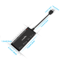 Lector de Tarjetas de Memoria Xd con 7 Ranuras USB 3.0 de Fábrica OEM Rocketek con Certificación CE