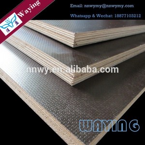 18 mm núcleo de álamo y <span class=keywords><strong>madera</strong></span> dura núcleo fenólico recubiertos con película marino tableros para Phlippine mercado - Product Image 5