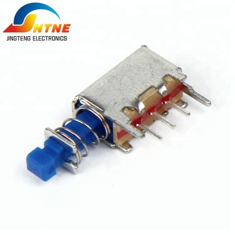 Фиксации блокировки pcb кнопочный переключатель DPDT 6 Pin DIP A05 самоблокирующимся прямой ключ кнопочный переключатель