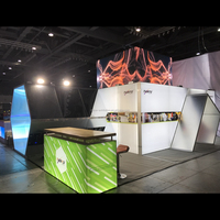 Stand d'exposition portable et réutilisable 5x6, design économique et rationnel, fournisseur de Shanghai