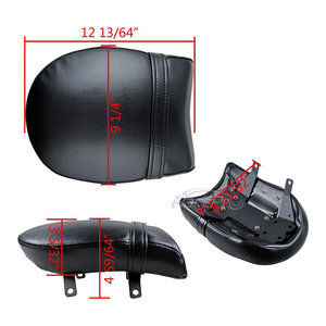 Asiento Trasero de Cuero Negro para Motocicleta RACEEPRO para <span class=keywords><strong>Victory</strong></span> <span class=keywords><strong>HighBall</strong></span> Vegas Kingpin - Product Image 5