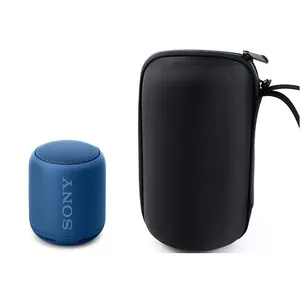 Harte EVA-Reisetasche für tragbare drahtlose Sony XB10-Lautsprecher mit Armband (schwarz)