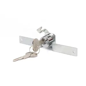 22mm key withdrawn in both positions all brass electric elevator parts door lock for Hitachi elevator COP box