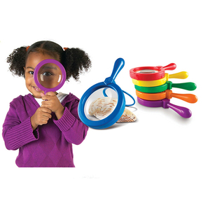 Jouets éducatifs <span class=keywords><strong>pour</strong></span> enfants, <span class=keywords><strong>loupe</strong></span> décorative avec support, <span class=keywords><strong>loupe</strong></span> grossissante 3X avec support <span class=keywords><strong>pour</strong></span> enfants - Product Image 2
