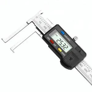 Kaliper alur digital dalam 10-150mm, dengan tepi pisau di dalam, pengukur vernier Caliper digital