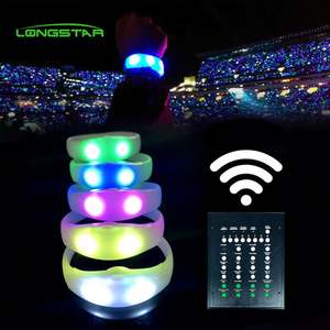 Blink Armband Programmierbare Fernbedienung Gesteuert LED Avicii Glow In The Dark Silikon Armband - Product Image 1