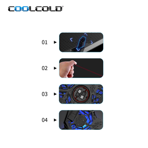 Coolcold 4 grands tapis de refroidissement pour ordinateur <span class=keywords><strong>portable</strong></span> de jeu <span class=keywords><strong>refroidisseur</strong></span> de ventilateur d'ordinateur <span class=keywords><strong>portable</strong></span> 17.3 pouces amazones best-seller <span class=keywords><strong>refroidisseur</strong></span> pour ordinateur <span class=keywords><strong>portable</strong></span> - Product Image 6