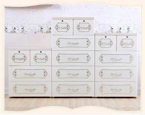 Cajón de plástico para ropa, almacenamiento de muebles de dormitorio, de 3 capas armario de ropa, armario moderno para el hogar - Product Image 4